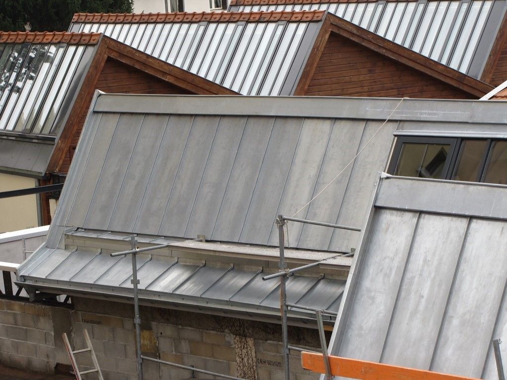 Couverture zinc sur lofts à Lyon
